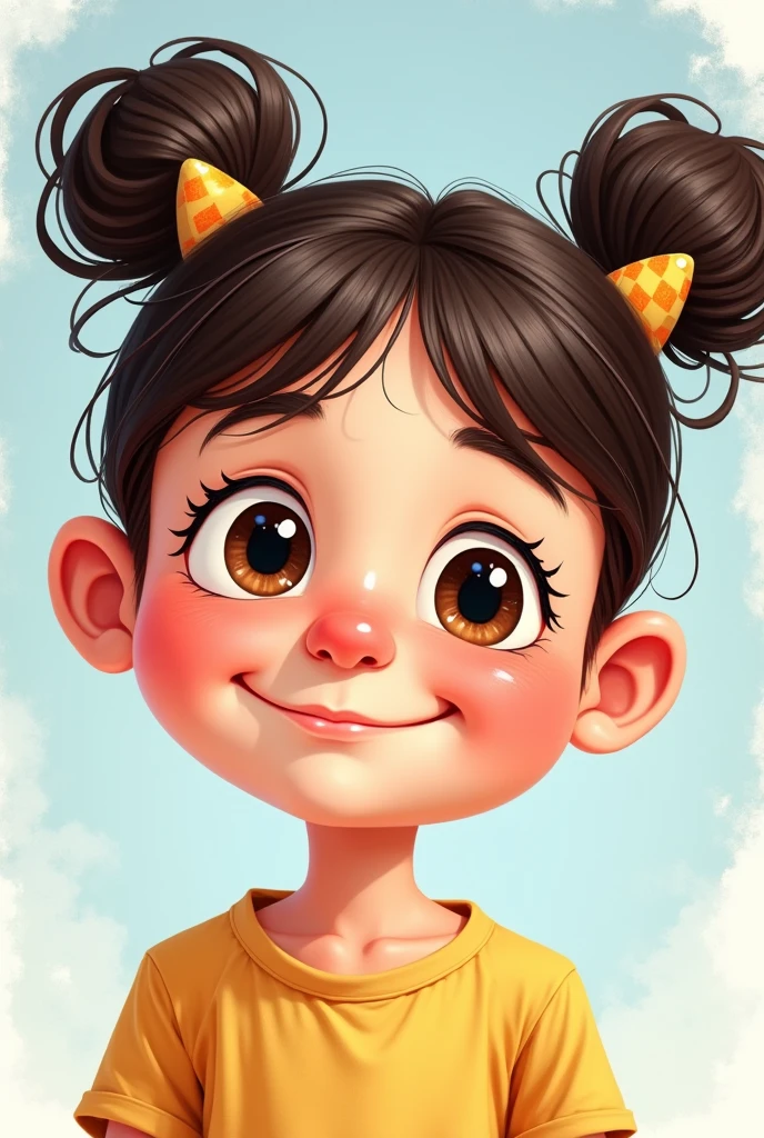 Cartooni face girl