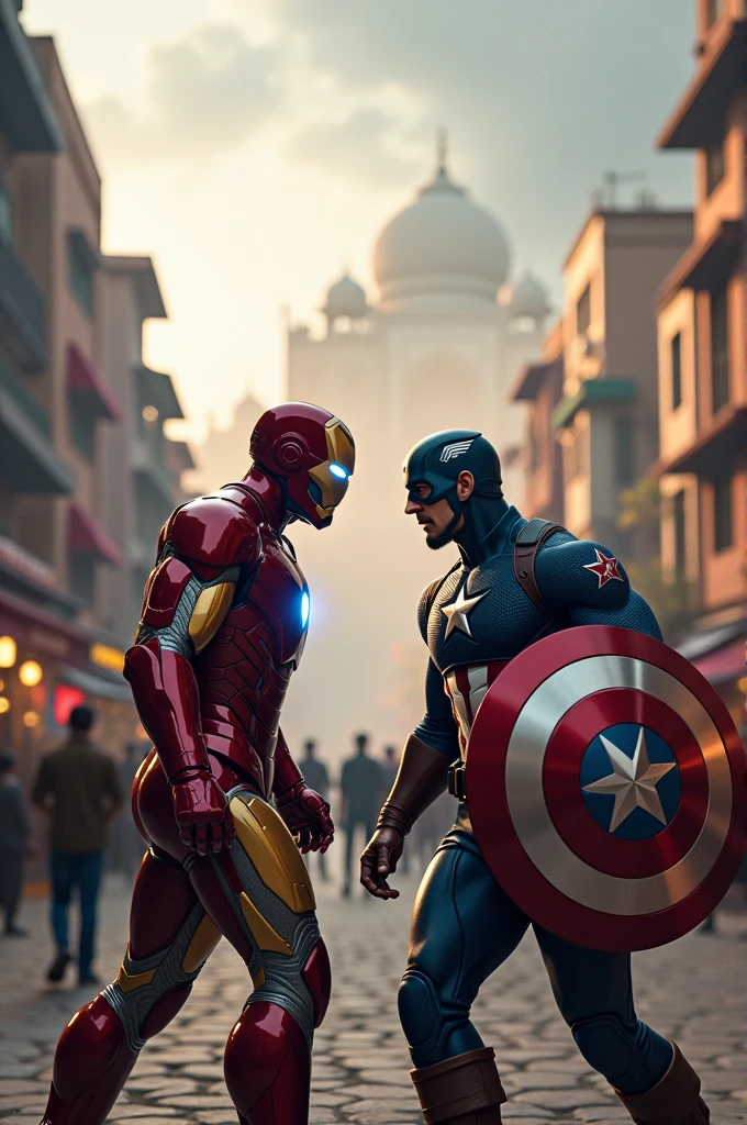 Iron man India and captain America