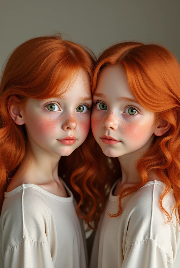 realistic ten year old redhead twins