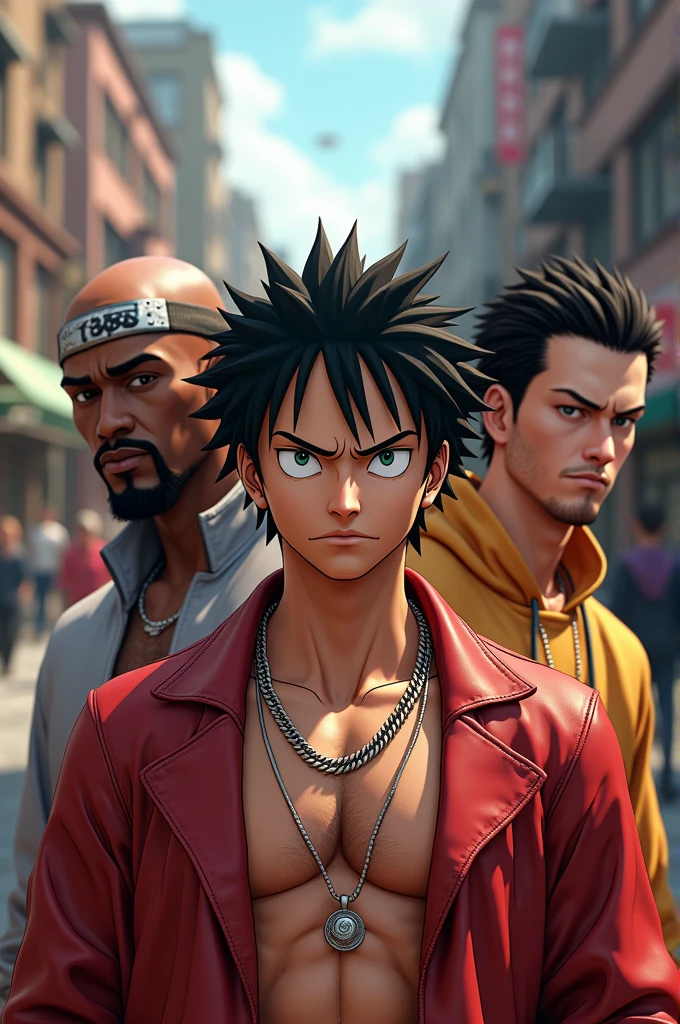 Realistic Tupac, wiz Khalifa, post Malone , luffy 5 gear and Naruto’s iPhone 13 Pro Max cover