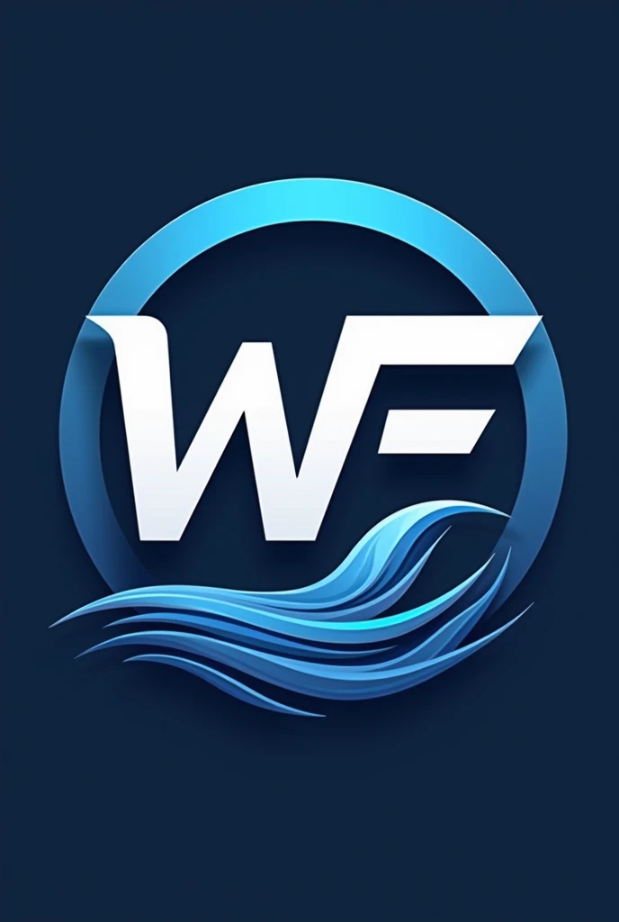 A logo with the acronyms "WF" for a car wash