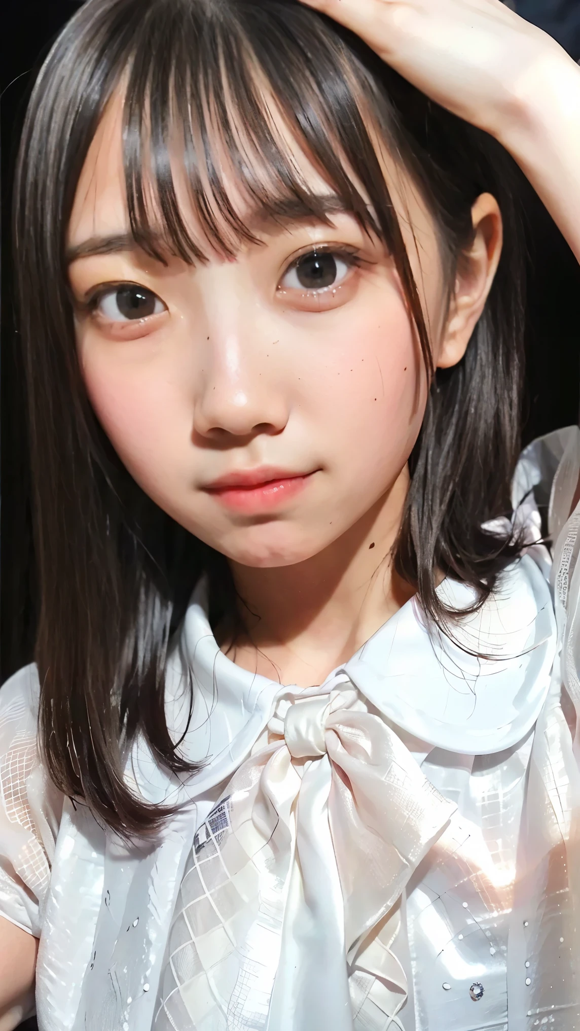 Memory correction:2.55, Everything is modern:1.66, Beautiful Japanese woman photo, smile, 20-year-old, Oil for straight, one-length hair&Hair balm:1.55, (photo Realistic:1.4), (hyper Realistic:1.4), (Realistic:1.3), (Smoother lighting:1.05), (Improving the quality of cinema lighting:0.9), 32K, 1 person,20-year-oldの, Realistic lighting, Backlight, The light shines on your face, Ray Tracing, (Bright light:1.2), (Improvement of quality:1.4), (Highest quality Realistic textured skin:1.4), fine grain, Detailed face,(smile:0), (Emphasis on face close-up:1.3), (Enhances the beauty of skin texture:1.1),((Extremely precise and accurate anatomy:1.0)), (Enhances the beauty of skin texture:1.1), Clean and glowing skin, mesh, thin:1.2, (Realistic:1.3), Realisticなライティング, (Smoother lighting:1.05), 32K, One Japanese woman, fine grain, Detailed face, (Film Grain:1.1),(Accentuates body lines:1.1), High resolution, Natural look, Kind eyes, Improves hair quality, Delicate light and shadow, Transparent muscles, Graceful pose, Beautiful Eyes, Sharp details, Soft light reflection, Beautiful contours, Delicate skin tone, Fine hair texture,Cute Japanese Women Photos,