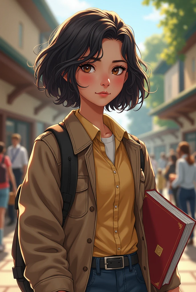 a girl student hero