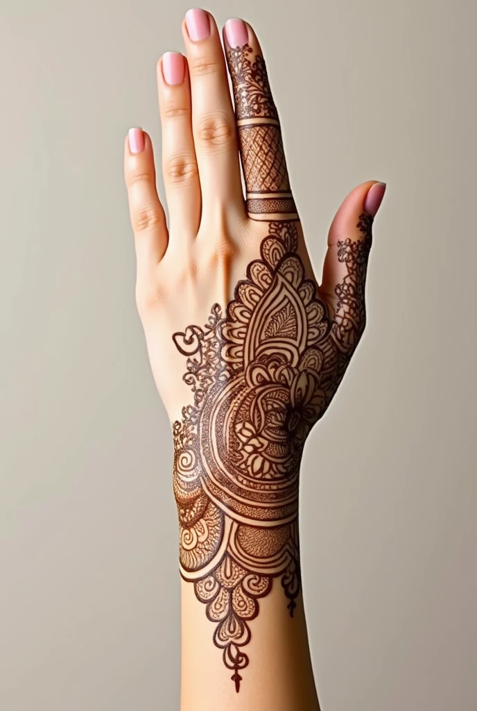 generate more Arabic mehndi design on hand
