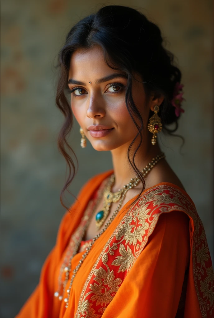 Beautiful marathi girl full photo in sari