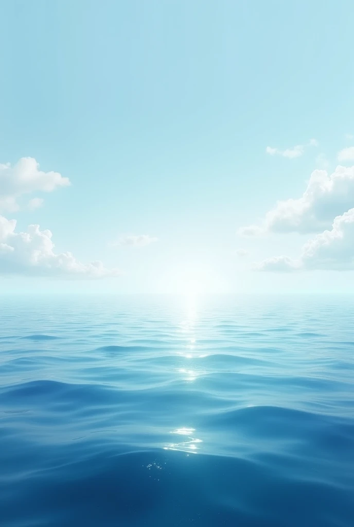 a peaceful ocean scene
