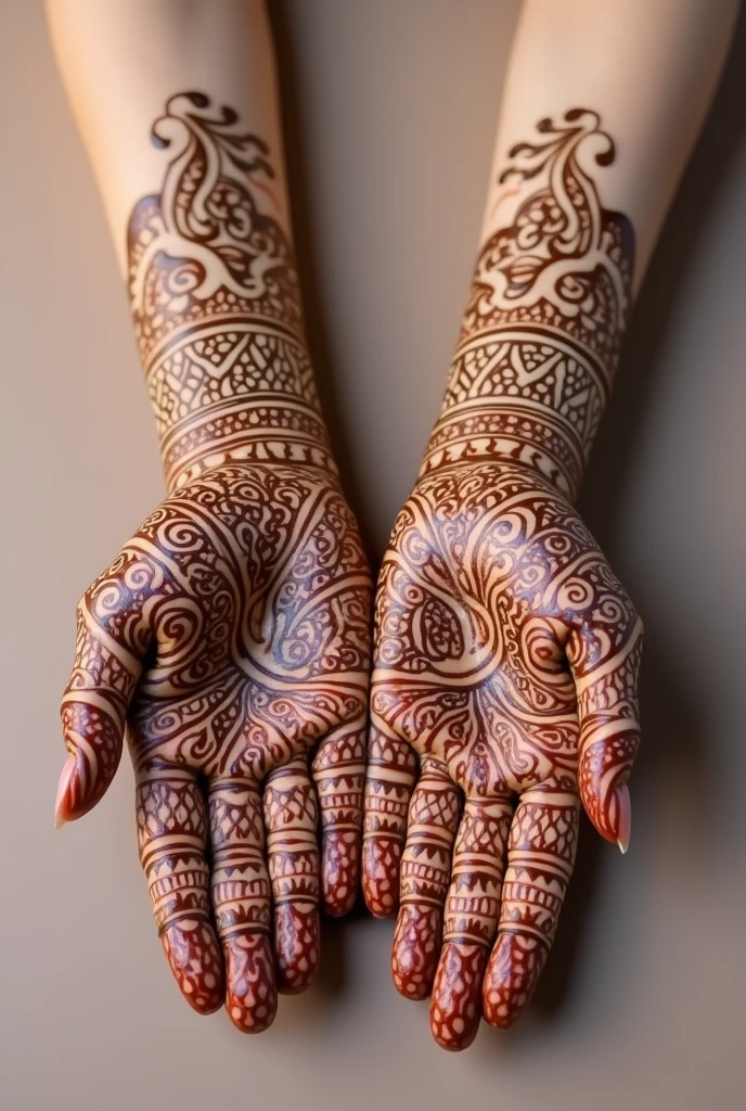 generate more Bridal mehndi design on hand