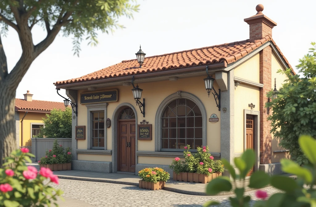 Generale pod home in Italian style. Realistic photo.