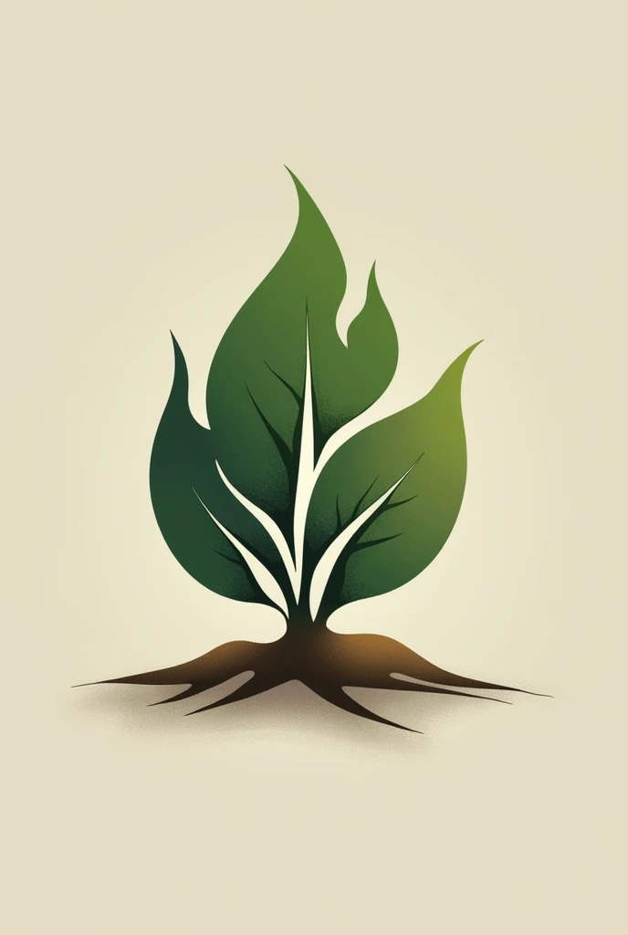Logo, landscaping, business, serrated leaf