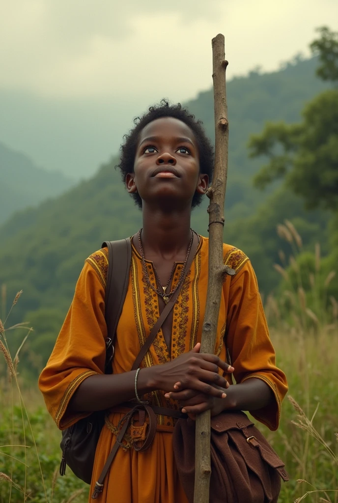 Young Congolese Christian Pilgrim