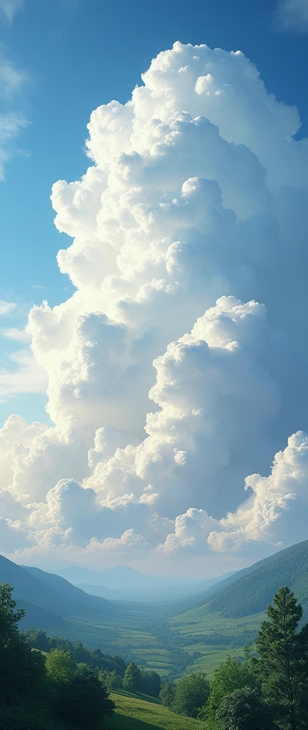 High detail clouds natura landscape