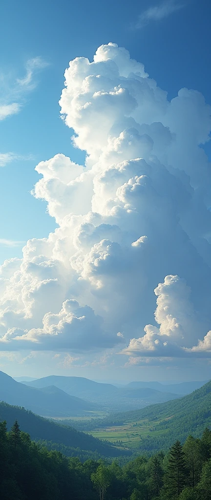 High detail clouds natura landscape