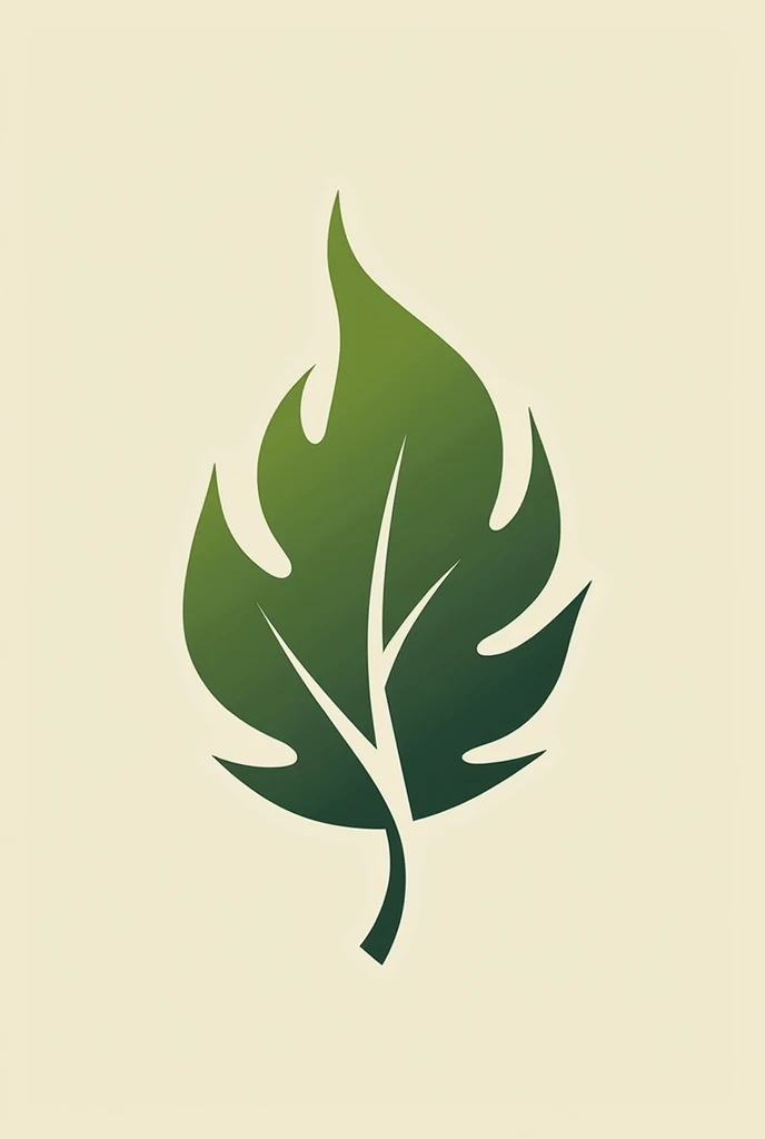 Logo, landscaping, business, serrated leaf