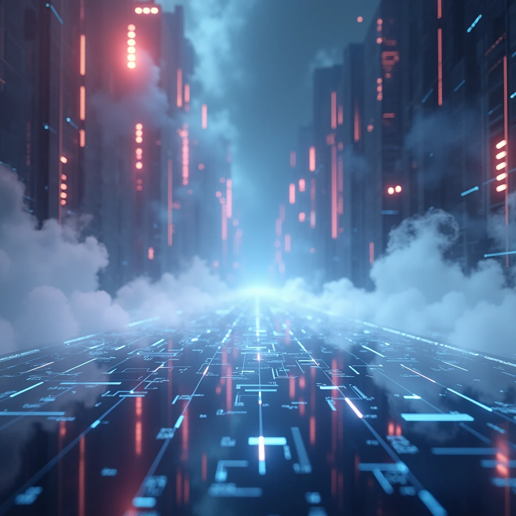 Light smoke electronic background