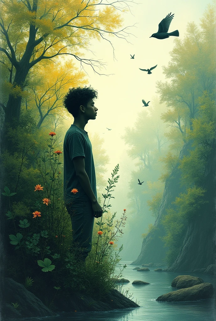unique drawing that have a deep message about environment concerns