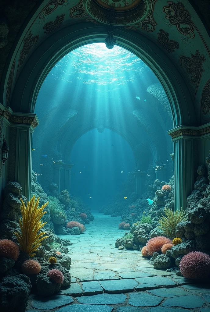 Deep Sea Dome。Mysterious Space。Rococo bedroom。unmanned
