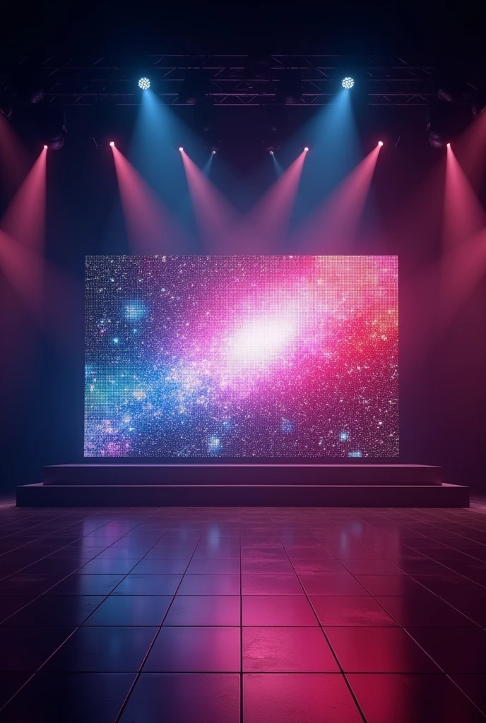 (photorealism:1.2), Stage LED Display Screen front