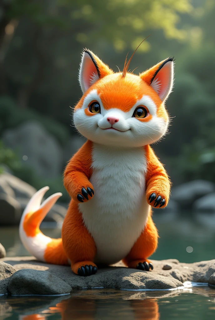 An anthropomorphic furry shark whose body colouring is called Koi.