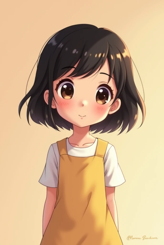 5.6 feet girl dimple on both chicks short dress black hair cute expression