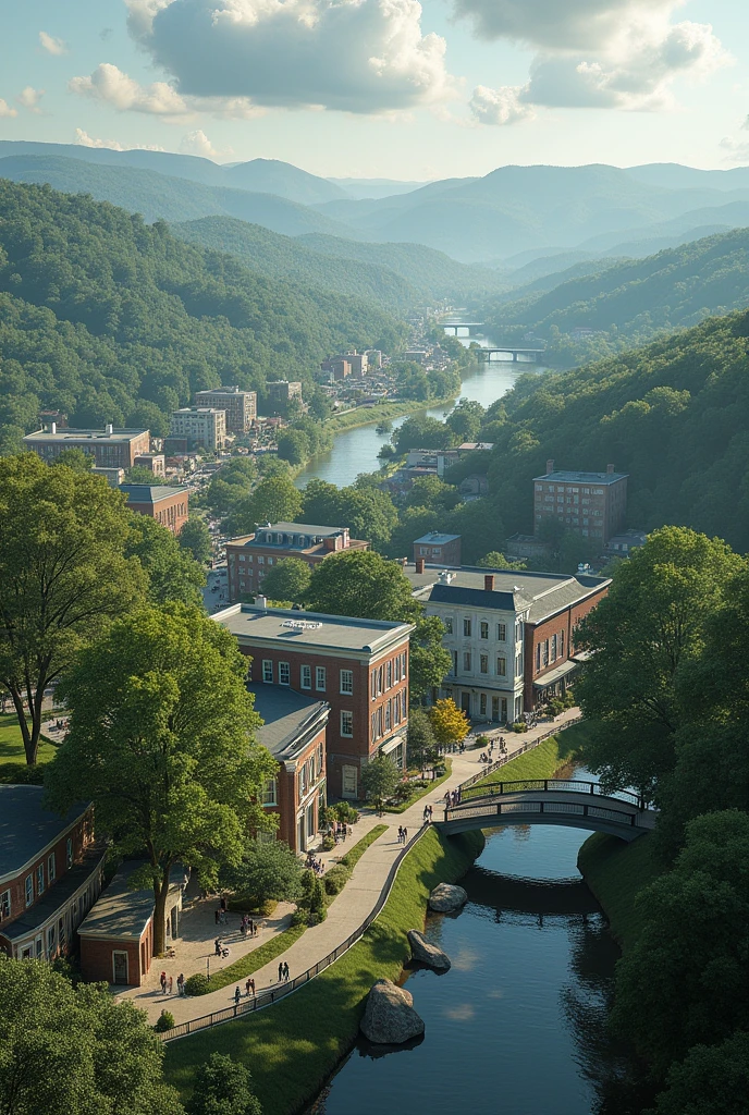 America background Greenville state more realistic
