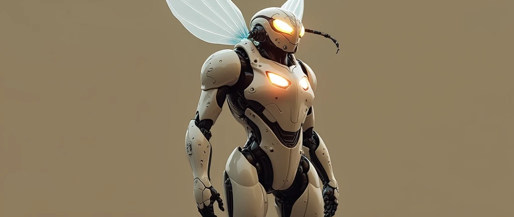 beetle in a futuristic suit with a glowing head and chest, cyberpunk art inspired by Marek Okon, cgsociety contest winner, digital art, insect mecha cyber armor, cyber suit, cybersuit, in white futuristic armor, perfect anime cyborg ant