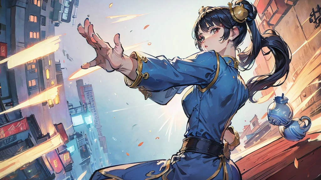 Street Fighter Chun-Li anime China dress human 1 person Person big