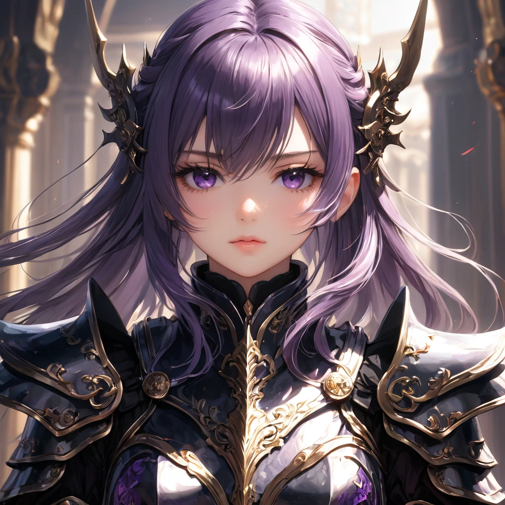 One girl,alone,anime,The whole body from head to toe、Classy girl,Armored,Holding a sword,anger,(embedded:Unaesthetic XLv13.Safety Tensor:1.2),(embedded:Negative XL_is.Safety Tensor:0.8),(masterpiece,Highest quality,Ultra_detailed,High resolution,Absurd:1),(masterpiece, Highest quality, Highest quality, beautifully、aesthetic),Ultra-detailed,Very delicate and beautiful,beautiful detailed face,澄んis顔,Best illustrations,extremely detailed eyes and face,wonderful,detailed and intricate,Best image quality, beautifully繊細な背景,beautiful detailed, Black-purple armor