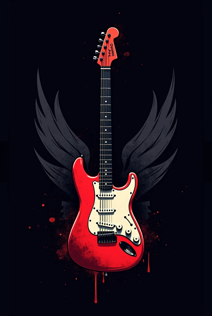  a guitar band logo 