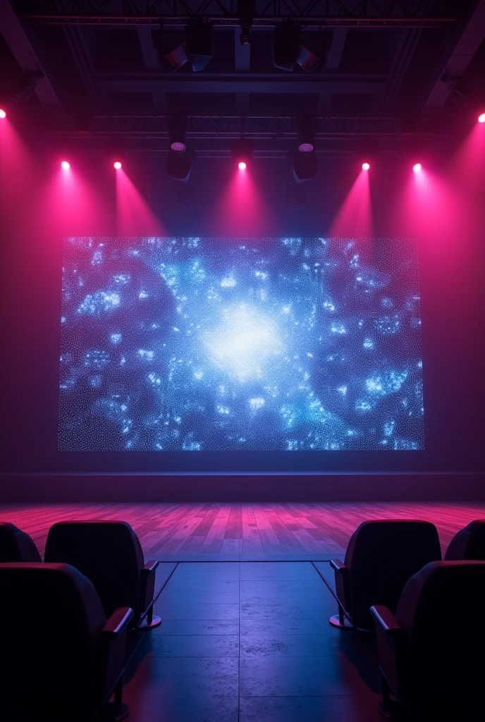 (photorealism:1.2), Stage LED Display Screen front

