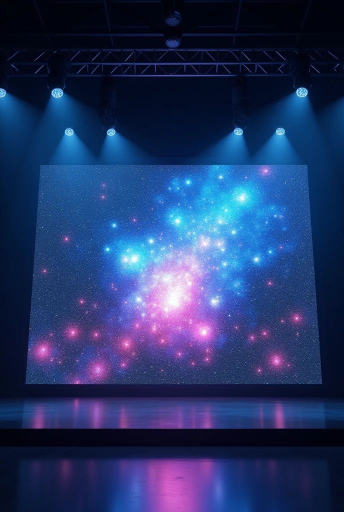(photorealism:1.2), Stage LED Display Screen front

