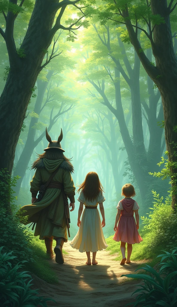 In a serene, ancient forest untouched by time, three unlikely companions—a curious young girl, a wise old forest guardian, and a mischievous spirit of the wind—embark on a quest to restore balance to their world. As they traverse enchanted glades, mystical rivers, and hidden groves, they encounter magical creatures and unravel the secrets of nature's deep harmony. Their journey challenges their understanding of the world and themselves, revealing the profound connection between all living things.