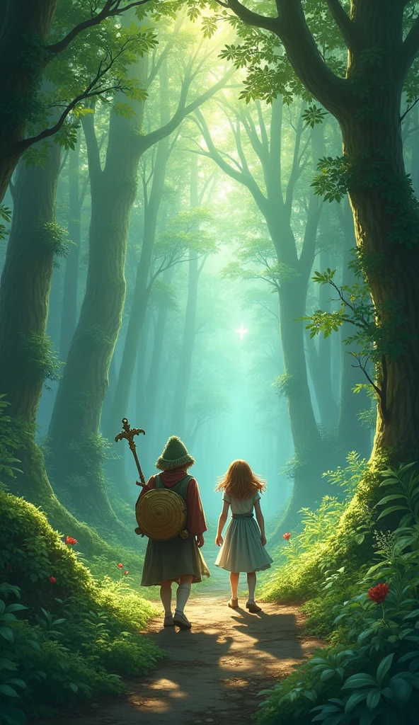 In a serene, ancient forest untouched by time, three unlikely companions—a curious young girl, a wise old forest guardian, and a mischievous spirit of the wind—embark on a quest to restore balance to their world. As they traverse enchanted glades, mystical rivers, and hidden groves, they encounter magical creatures and unravel the secrets of nature's deep harmony. Their journey challenges their understanding of the world and themselves, revealing the profound connection between all living things.