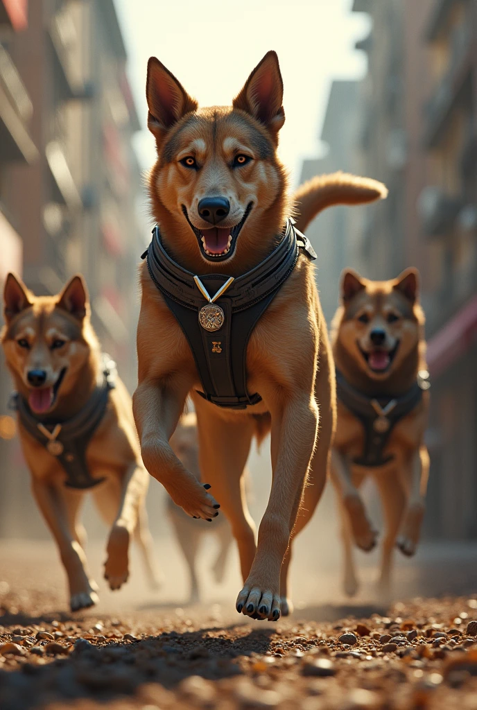 Dogs are heroes