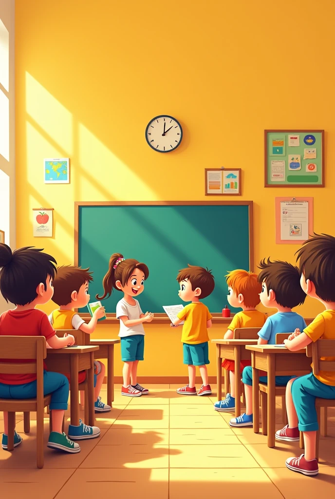 Grammar school cover yellow tones