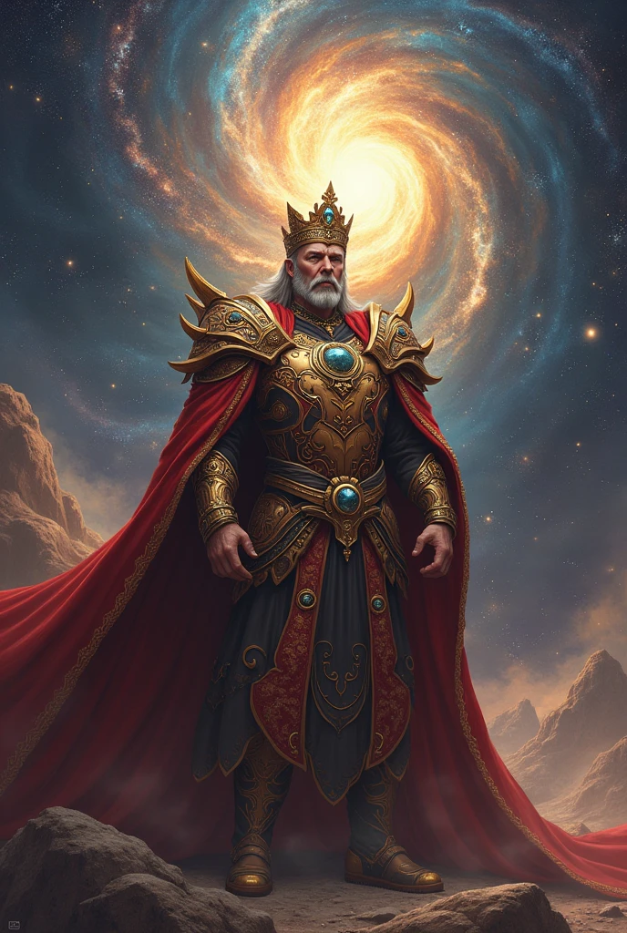 Draw me the Emperor of the Universe