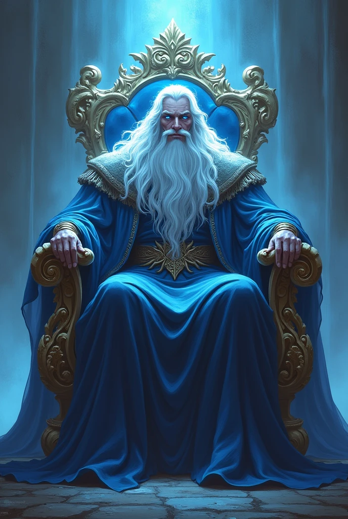 name: Throne Age: 25 Race: God strength: 4 skill: 3 armor: 3 Features: Throne is a white-haired looking God with a white beard, your eyes bright blue eyes.