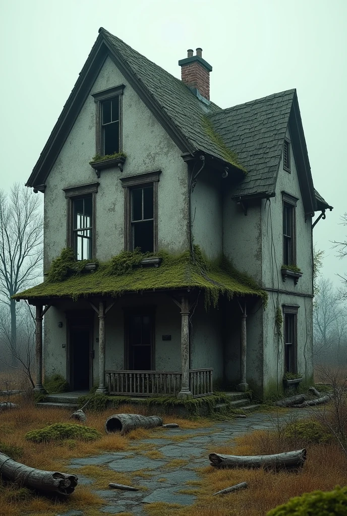 broken house