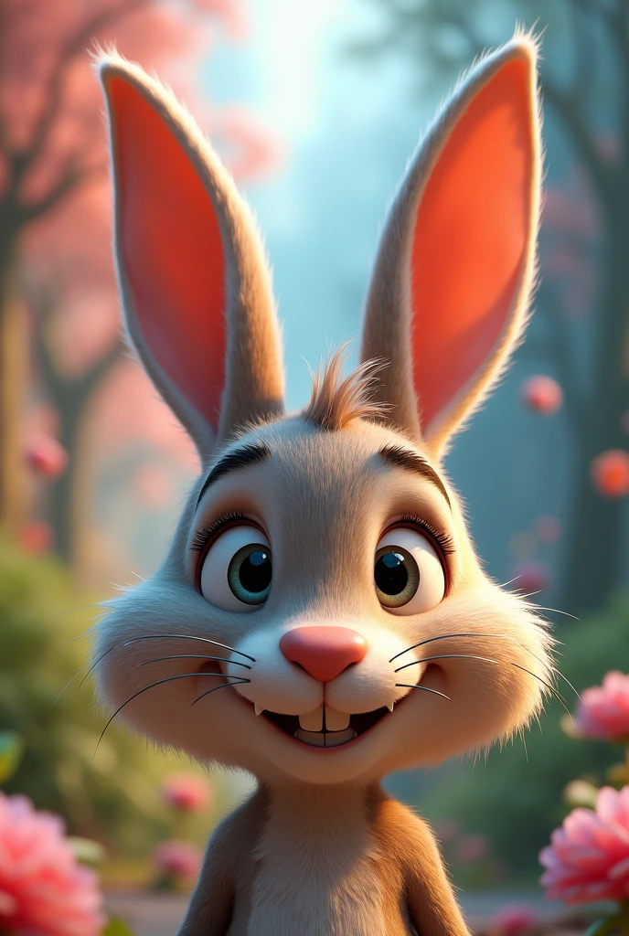 animated bunny mask 
