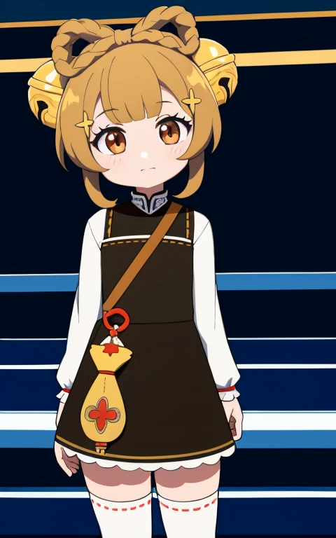  fullcg,Best quality,highest quality, 8k,Soft lighting, Confused, Looking at the audience, alone, smile, Knee socks, Yaoyao Genshin Impact | Character Lora 223,((low length:1.5)),((chibi:1.5)),((little child girl)),1girl,difficult,cowboy shot,Beautiful cityscape,cute pussy,(standing:1.6),(Front facing:1.5),pretty costume,brownhair,