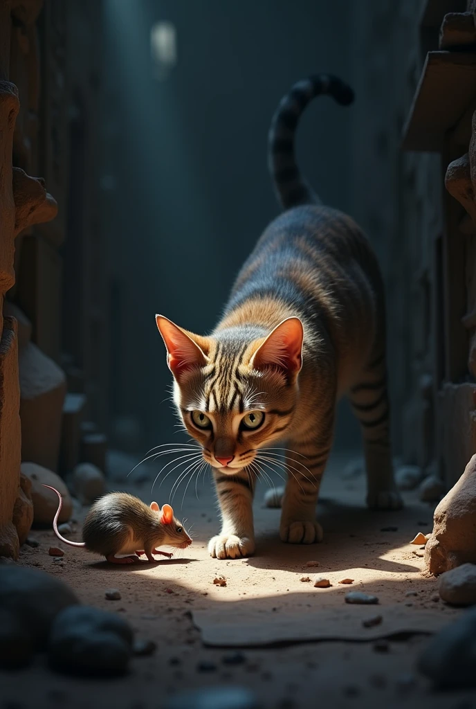 Cat and rat