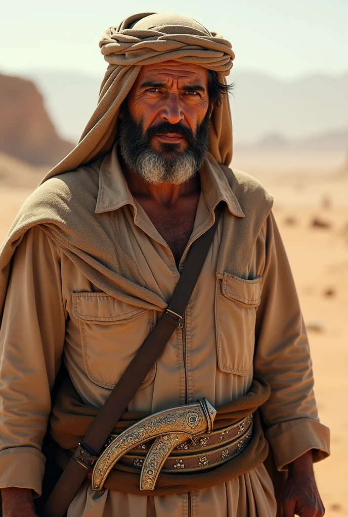 Yemeni man wearing a jambiya