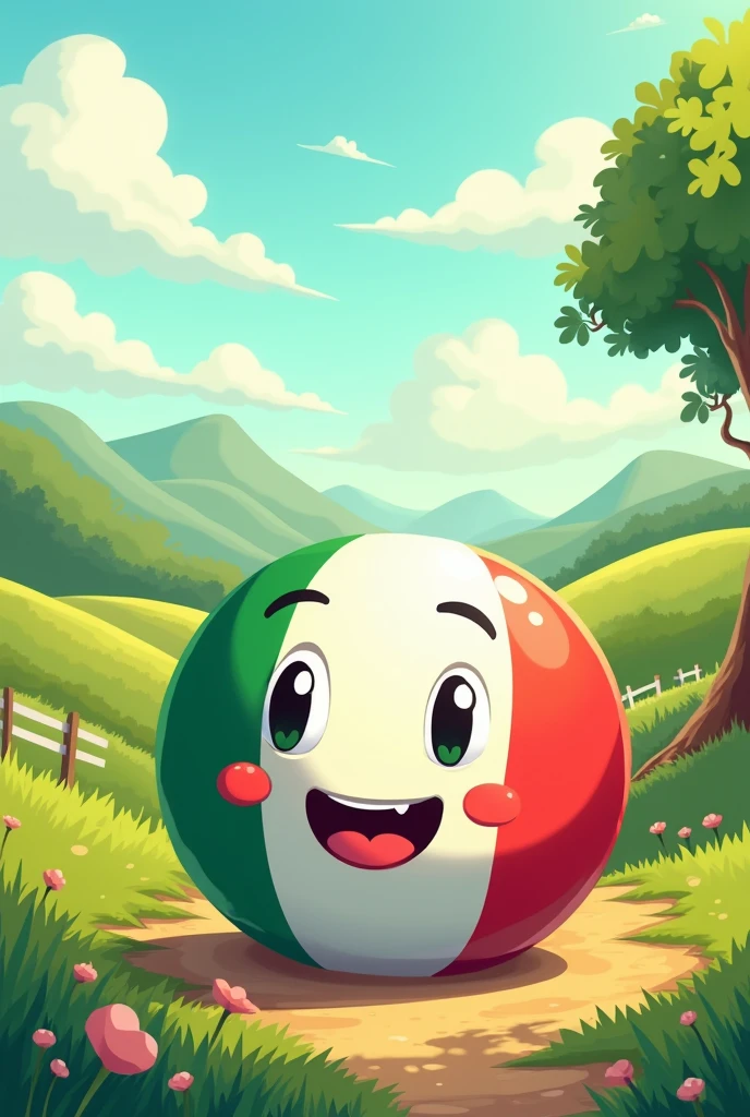 Create a happy Countryball illustration of mr beast. The ball should be colored with the mr beast look, with eyes and mouth.