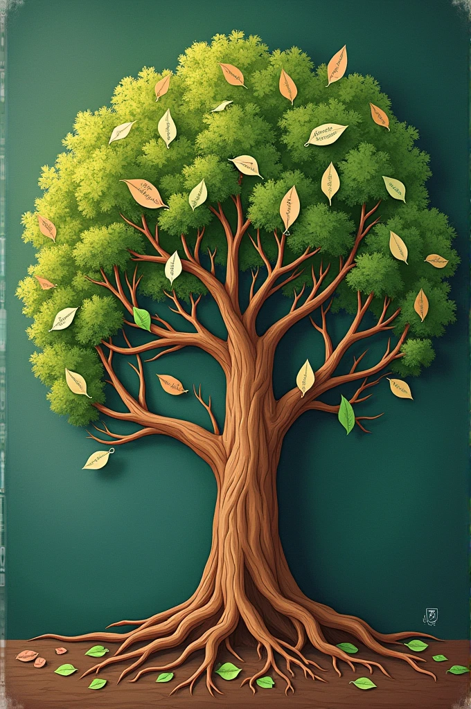 The Roots of Knowledge, The Fruits of Success"
Design: Create a large tree on the board. The roots can symbolize the foundational values and knowledge provided by teachers, while the branches and leaves represent student success. Each leaf could have a student’s name or a short note of gratitude.
Text: "From Strong Roots to Bright Futures" at the top.