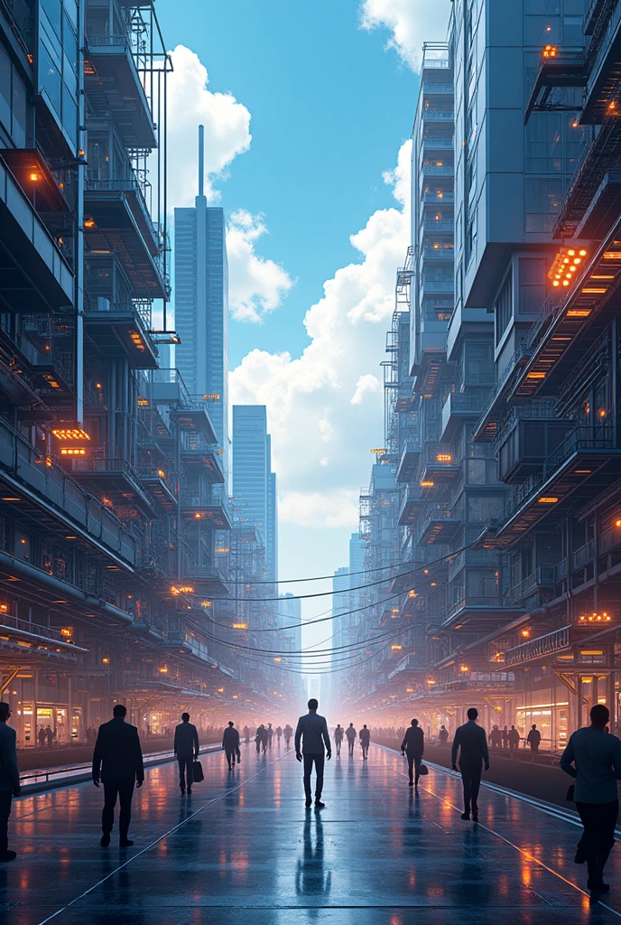 represents the current modern industry