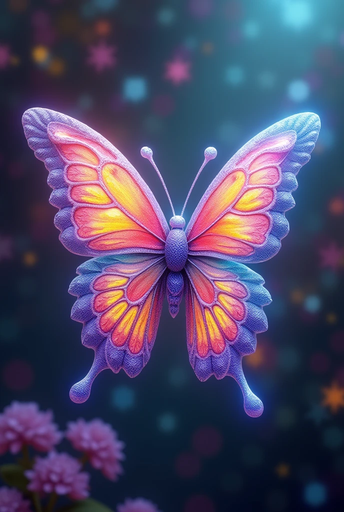 (masterpiece, top quality, best quality, official art, beautiful and aesthetic:1.2),extreme detailed,(fractal art:1.3),colorful,highest detailed,Dreamy Atmosphere,Bright color,
hudie,luminescence,butterfly, color negro 