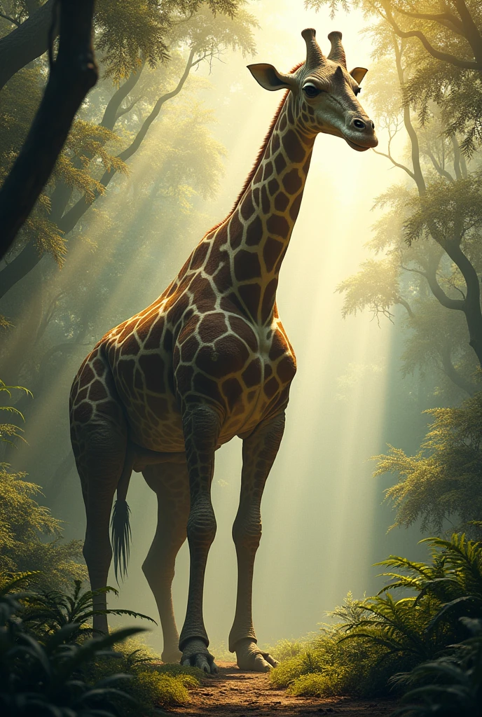a dinosaur that mated with a giraffe 