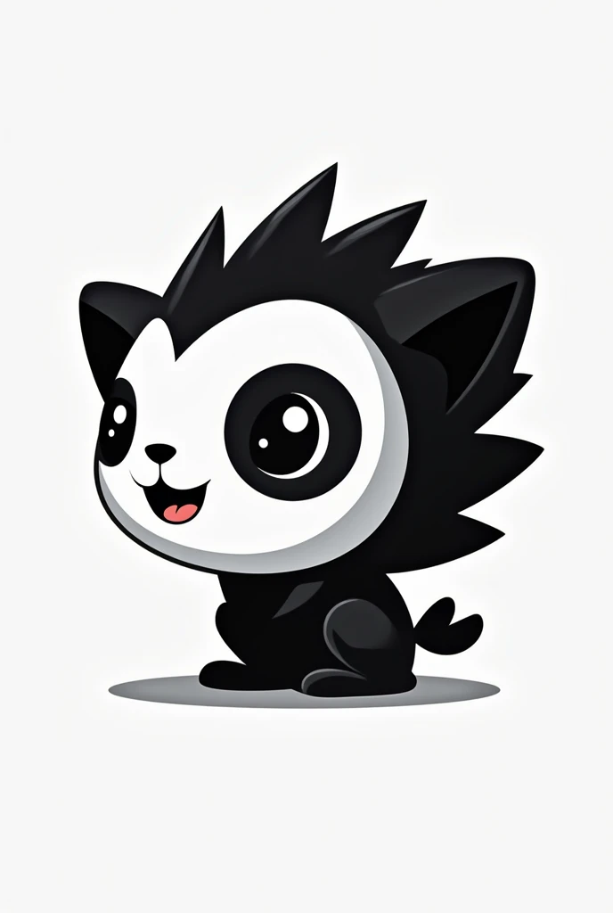 Create a unique Fun Point black and white color combination types logo