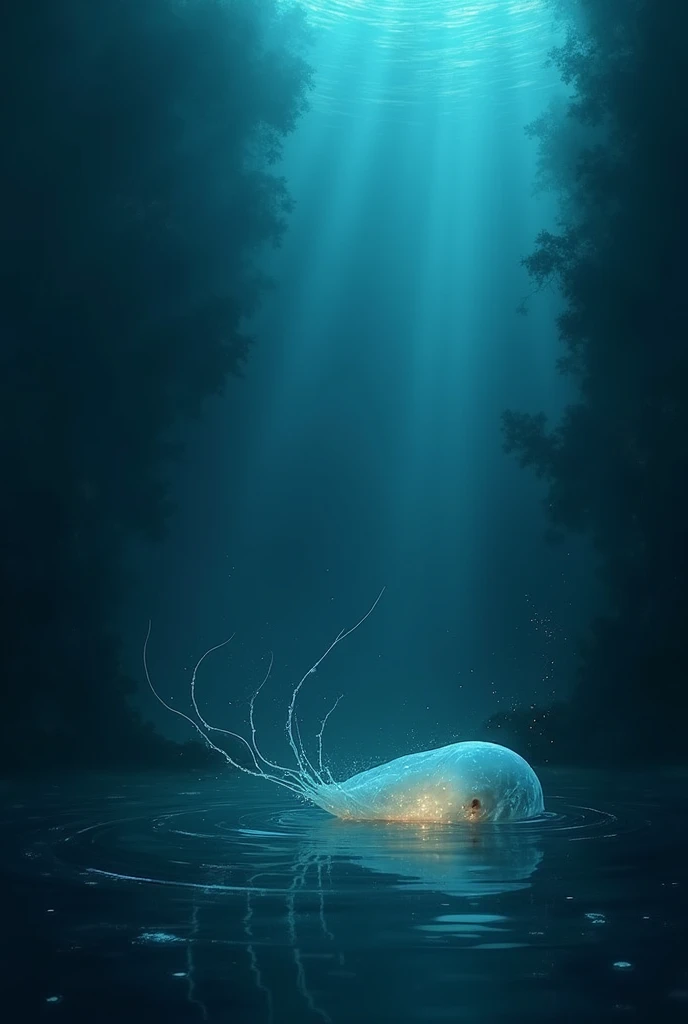 A in deep sea and comfortable