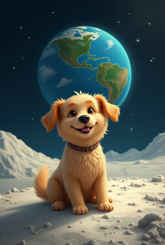 Dog in moon