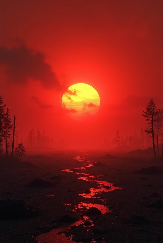 It's been that part of the day where the sky is wine red and everything which is coming under the eye sight infront of me in this huge ground is either burning or has been turned into ashes